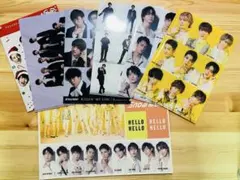 Snow Man 特典 ミニクリアファイル ステッカー セット