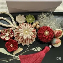 つまみ細工　髪飾り　成人式　七五三　卒業式　袴　結婚式　1053