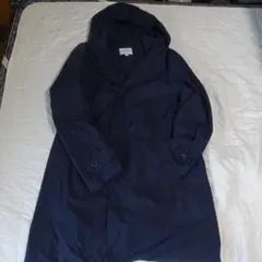 【アーバンリサーチ】ネイビー フード付きコート