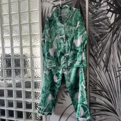 新品　リーフ柄L XLサイズ パジャマ　メンズ　ボタニカル