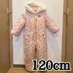 ジャンプスーツ　120cm イチゴ柄