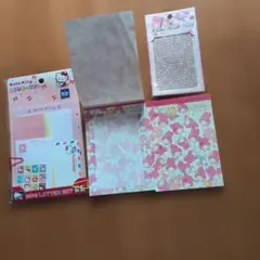 Hello Kitty ミニレターセット、マイメロディメモ帳、シール