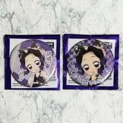 鬼滅の刃 ナンジャタウン 缶バッジ レア グリッター ノーマル 胡蝶しのぶ