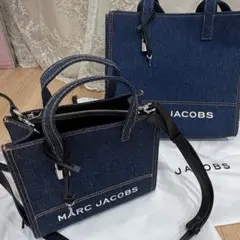 (新品未使用2つSET)Marc Jacobs デニム　2way トートSとMのサムネイル