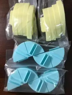 アクアビーズ　スタンドパーツ　黄色　青色