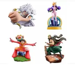 ト*ロ様 ONEPIECE　プチラマフィギュア　エッグヘッド編4体セット