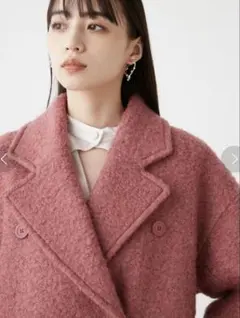 SNIDEL コクーンボアコート