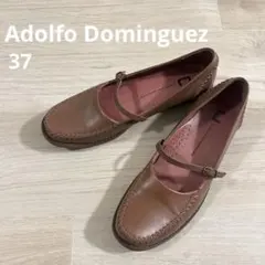 美品★アドルフォドミンゲス　フラットパンプス　メリージェーン　37