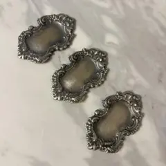 フランス製　トレイ　シルバー