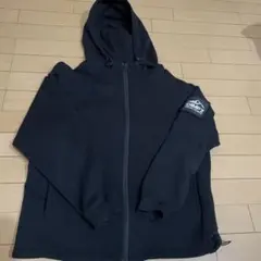 CAMP7ブラック フード付きパーカー Mサイズ