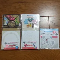 ポケモン 一番くじ ステーショナリー メモ ステッカー