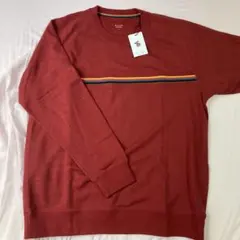 【未着用】Paul Smith Lサイズ レッド スウェット