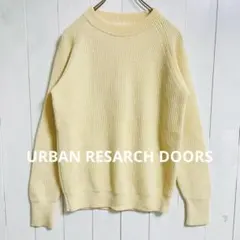 UR DOORS モックネックリブセーター ウール100%