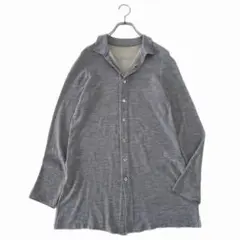 パラスパレス リネンコットンニットロングカーディガン グレージュ系 サイズ0 美品】パラスパレス ナチュラル コットン 春夏 ロングカーディガン
