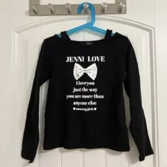 ジェニィラブ　黒　ロンT 130cm