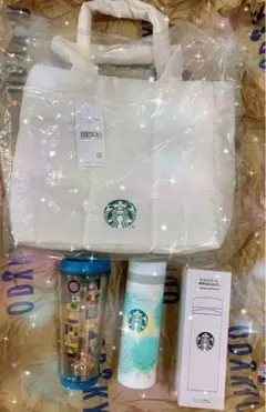 スターバックス　福袋3点　ステンレスボトル　タンブラー　トートバッグ　スタバ