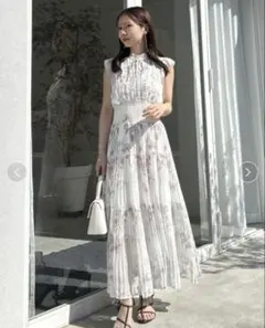 SNIDEL スナイデル Sustainable20周年プリントワンピースH0