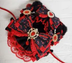 即購入不可！フォロワー様限定・黒ねこさん・着ぐるみ・黒に赤リボンラスト