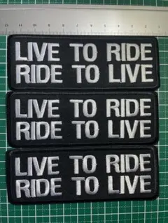 スラングワッペン★LIVE TO RIDE RIDE TO LIVE★のサムネイル