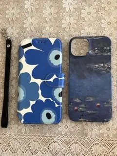 iPhone 13スマホケースマリメッコ（モネスマホケースおまけ）