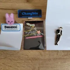 straykids チャンビン　チェーン付きピンズ　スキズ　セット　ランダム