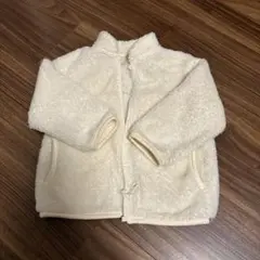 UNIQLO ユニクロ　フリースジャケット クリーム色 80cm