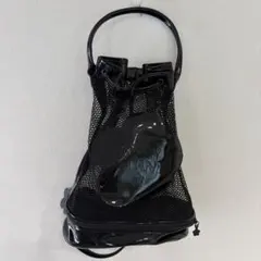 MARY QUANT ブラック ショルダーバッグ