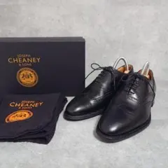 JOSEPH CHEANEY ジョセフチーニー ウイングチップ UK7 黒のサムネイル