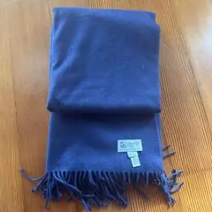 Johnstons of Elgin 100%カシミヤ ストール ブルー