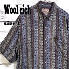 Woolrich ウールリッチ 半袖 BD シャツ ネイティブ柄のサムネイル