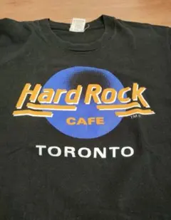 80s〜90sカナダ製フルーツオブザルーム　ハードロックカフェ　シングルステッチ