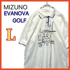 MIZUNO EVANOVA GOLF ポロシャツ ゴルフ ウェア Lサイズのサムネイル