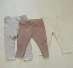ナチュラルカラーパンツ３枚　１枚350円