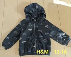 H&M 車プリント フード付きジャケット