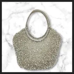 ANTEPRIMA 丸底 ワイヤーバッグ シルバー