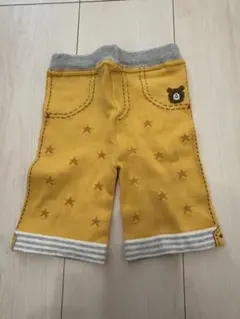 ホットビスケット　星柄イエローパンツ 80