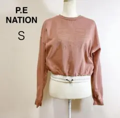 P.E.NATION クロップドトレーナー ピンク