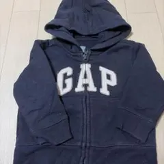 GAP ネイビー ジップアップパーカー