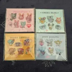 ナルミヤ ぷっくりシール メゾピアノ エンジェルブルー