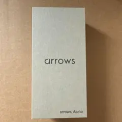 【新品未開封】富士通 arrows alpha M08 SIMフリー版 ホワイト