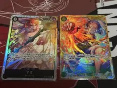 ワンピースカード　ナミSR ルフィシークレット