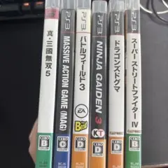 PS3ゲームソフトセット6本まとめ売り