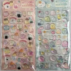 ボンボンドロップシール2枚セット ぷっくりシール 3D オバケーヌ