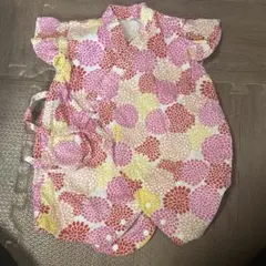 花柄 甚平 95cm未満