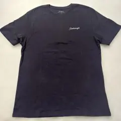 SATURDAYS NYC Tシャツ M ブラウン 半袖 ロゴ刺繍 コットン