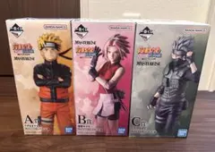NARUTO 一番くじ フィギュア A賞ナルト B賞サクラ C賞カカシのサムネイル