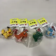 ナノブロック ポケモン n-fig 4種セット　キーホルダー