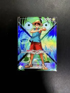 モンキー・D・ルフィ リーダーパラレル 青緑 決戦の刻 op16 - メルカリ