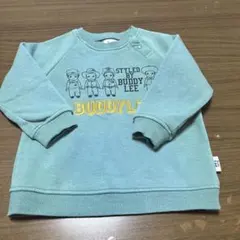 BUDDY LEE ミントグリーン トレーナー　裏起毛