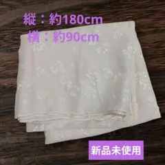 ❤️花柄刺繍❤️ 大判 ストール 薄いベージュ